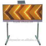 Solar Traffic Arrow Marker/aluminum Traffic Arrow Sign Board Cycle/solar Powered Portable Variable me