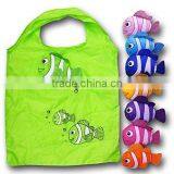 Reusable Shopping Tote Bag, Fish Foldable Shopping Bag, Best Gift for Kids