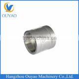1 1/2 SS 304 SS 316 Stainless Steel Pipe Fittings Socket Banded NPT Female thumbnail-1