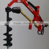 Mini hydraulic post hole digger for tractor