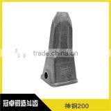 SK200 Bucket Flat Tooth Wheel Excavator Bucket Tooth thumbnail-5
