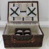 Wicker Camping Basket thumbnail-1
