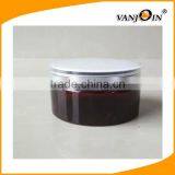 Empty 100g Amber Plastic Jar/ 100g Amber PET Jar/100g Amber Cream Jar With Sticker thumbnail-3