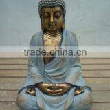 Fiberstone Handmade Buddha Statue With Handmade thumbnail-1