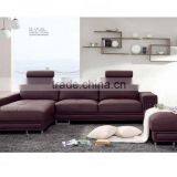 Bisini Genuine Leather Sofa With Chaise thumbnail-1