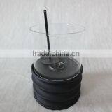 Decorative Corkscrew Metal&round Glass Bio Ethanol Fireplace thumbnail-1