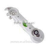 Safety Bottel One Touch Can Opener, Bottle Opener Kit Grinding Garlic Keychain thumbnail-2