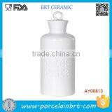 40cm High White Ceramic Pasta Jar
