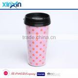 Plastic Travel Mugs Double Wall Mugs Coffee Cups With Lid Plastic Car Mugs thumbnail-1