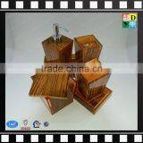 Factory Wholesale Acrylic Bathroom Accessories High Quality PMMA Bath Set From China Manufacturer thumbnail-6