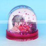 Photo Souvenir Platice Snow Globe For Wedding Gifts thumbnail-1