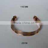 Magnetic Copper Bracelet With Patterns in Brass Steel and Copper Wearing it Has Health Benefits thumbnail-1