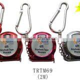 Hot Design Carabiner 2m uv Chromed Measuring Tape Ruler thumbnail-1