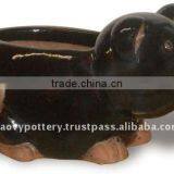 Vietnam Clay Animal Planter thumbnail-1