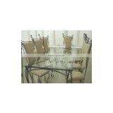 Wrought Iron Dining Set thumbnail-1