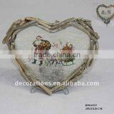 Wooden Picture Frame With Candle Holder thumbnail-1