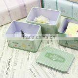 Wholesale Air Tight Square Tea Tin Can Custom Airtight Metal Tin Tea Canister thumbnail-3