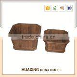 Elegant Artificial Wooden Flower Pot Painting Designs thumbnail-6