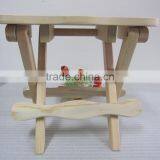 Small Wooden Wood Stool Bench Stool for Adult Vintage Chinese Craft Retro thumbnail-3