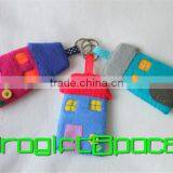2017 House Felt Keychain as New House Gift Made in China