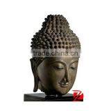 Bronze Buddha Head Statues Religious Sculpture thumbnail-1