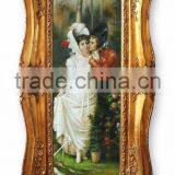 FA-250G-01 Antique Frame Hand-painted Oil Paintings for Decor thumbnail-2