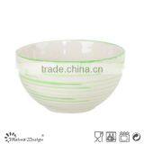 Blue Round Tableware Cereal Bowl Blue Color High Quality Microwave Safe Bowl thumbnail-2