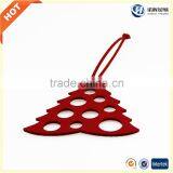Pattern Design Felt Christmas Tree Decorations in Stock thumbnail-3