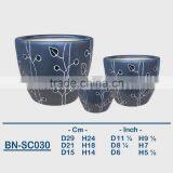 Vietnamese Ceramic Indoor Pot/ Indoor Planter BN-SC028 thumbnail-2