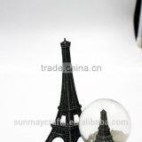 Custom Polyresin France Eiffel Tower Souvenir Snow Globe for Sale thumbnail-6