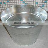 Large Galvanized Steel Round Bucket thumbnail-1