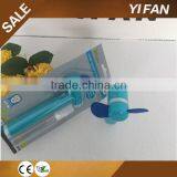 New Summer Portable Hand Cranking Mini Pocket Fan Cooler Cooling For Kids Sports thumbnail-3