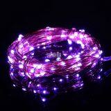 Home Indoor Outdoor Decoration Copper String Light Merry Christmas Wedding Warm White Fairy Firefly String Light Set thumbnail-4