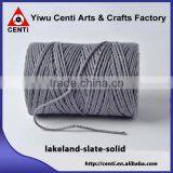 Factory Sale Lakeland Slate Solid Cotton Thread Single Colour Bakers Twine thumbnail-1