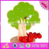 2016 New Design Children Toy Wooden Magnetic Apple Tree W01A091 thumbnail-2