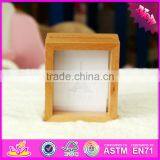 2016 Hot Sale Baby Wooden Mini Photo Frame, Most Popular Kids Wooden Mini Photo Frame W09A054 thumbnail-3