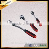 OK-tools China Manufacturer chrome-molybdenum 72T Ratchet Wrench with Bend & flat handle