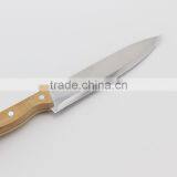 Stainless Steel Barbecue Tool Set With Wood Handles BBQ Fork Knife Set With Carry Case thumbnail-3