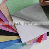 Colorful adhesive stickers glitter paper