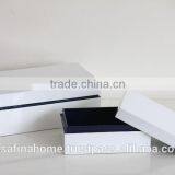 Set of 2 Rectangle Colored Lacquer Boxes thumbnail-1