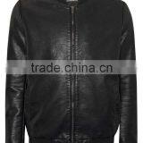 ALIKE Men pu Jacket Bomber pu Jacket thumbnail-1