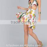 Sexy Summer Beach Print Crop Top and Skirt Wholesale Ladies Summer Beach Clothing thumbnail-6