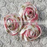 Cute Handmade Floral Satin Flowers for Garment thumbnail-1