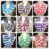 Top Quality Fashion New Design Hijab Infinity Chevron Knitted Silk Scarf thumbnail-1