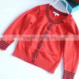 Chic Pockets Button-down Girls Baby Knitted Cardigan thumbnail-3