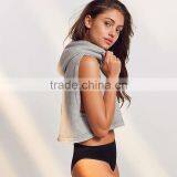 Summer Crop Women Running Hooded Sports Vest Burrs Gym Fitness Femme Crop Tank Tops Bodybuilding Fitness Sleeveless Hoodies thumbnail-2