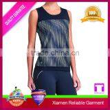 High Quality Fitness Wholesale Plain White Stripe Sport Tank Top thumbnail-6