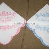 Cotton Embroidery Handkerchief