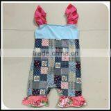 Bulk Sale Cheap Blank Infant Sleeveless Romper New Floral Damask Baby Girl Summer Straps Romper Cute Cheap Onesie Rompers thumbnail-4