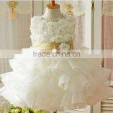 Girls Bridesmaid Dress Kids Princess Wedding Summer Party Dress thumbnail-3